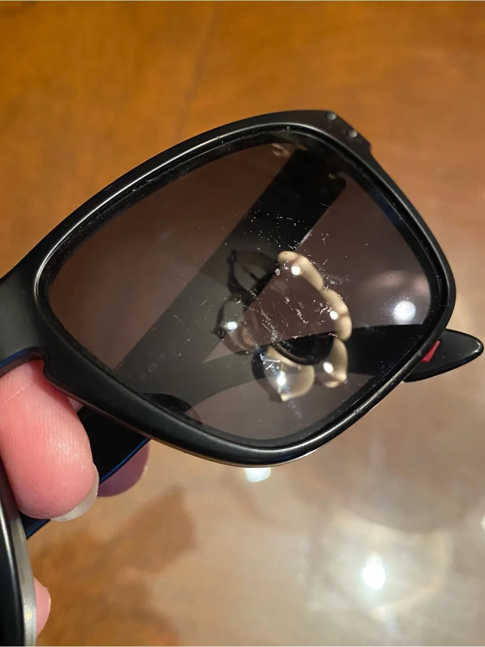 Oakley Holbrook Sunglasses Matte Black USA Flag Logo OO9102-E655 Mens